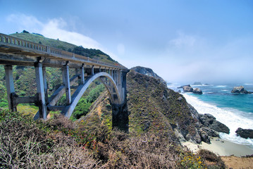 Bixby Bridge at Big Sur, California