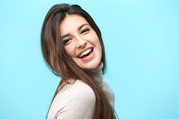 Obraz premium portrait of a young caucasian woman