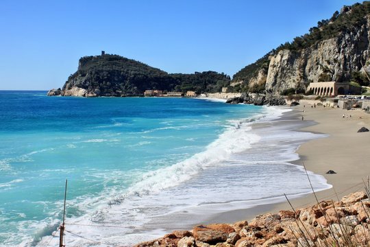 Strand Malpasso - Varigotti - Liguria - Italien 