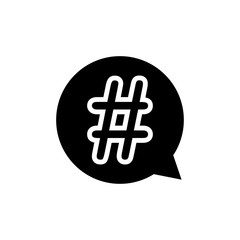 Hashtag Symbol Logo Icon Vector - Vector