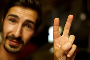 Peace portrait