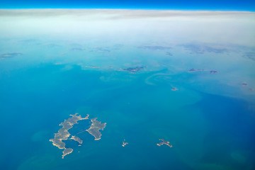 Aerial view of the beautiful Geomun do