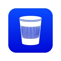 Rubbish bin icon. Simple illustration of rubbish bin vector icon for web