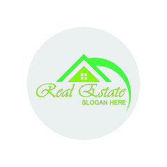 Real Estate Logo, House Logo, Home Logo Template. White Background