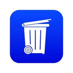 Wheel container icon. Simple illustration of wheel container vector icon for web