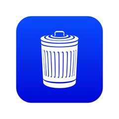 Closed bucket icon. Simple illustration of closed bucket vector icon for web