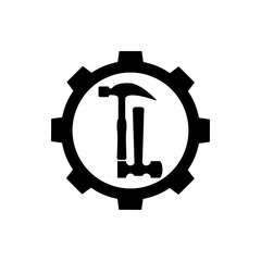 tool service icon template vector illustration - vector