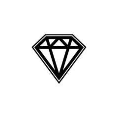 diamond icon template vector design illustration - vector