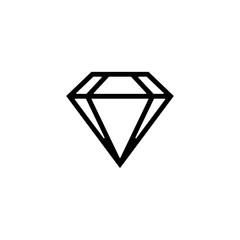 diamond icon template vector design illustration - vector