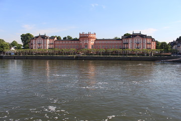Biebrich Palace viewed from the Rhein river