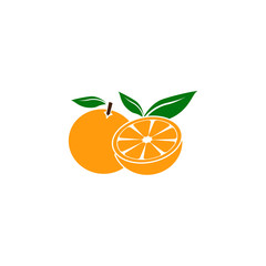 orange icon template vector illustration - vector