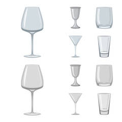 Isolated object of form and celebration symbol. Collection of form and volume vector icon for stock.