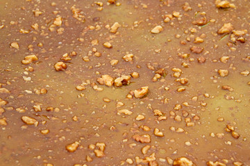turkish sweet pestil with walnut
