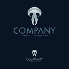 Creative Jellyfish and Octupus Logo Design Template