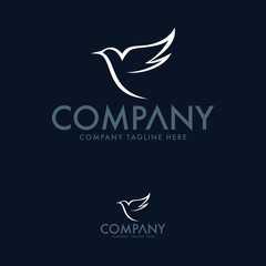 Creative Bird and Logistic Logo Desing