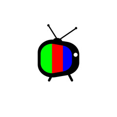 television design icon template vector illustration - vector