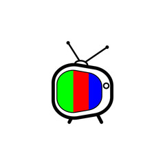 television design icon template vector illustration - vector