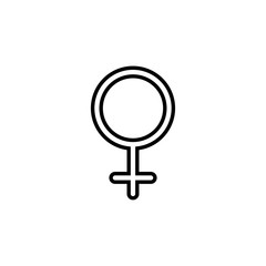 gender symbol icon template vector illustration - vector