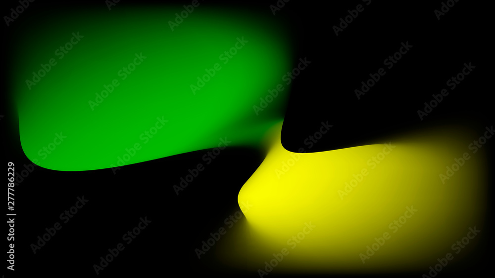 Poster Abstract gradient on blue background. Vector color gradient.