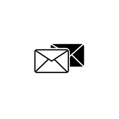 mail symbol icon design template vector illustration