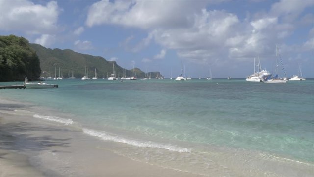 Beach in Port Elizabeth, Bequia, St. Vincent and The Grenadines, West Indies, Caribbean, Central America