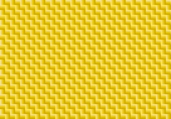 Fondo de baldosas amarillo con volumen.