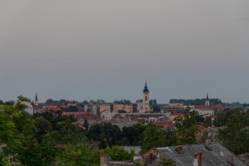 Fototapeta na wymiar Serbia - View of Zemun, a historic town located on the banks of the Danube within the city of Belgrade