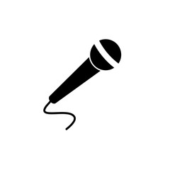 microphone symbol icon template illustration template vector