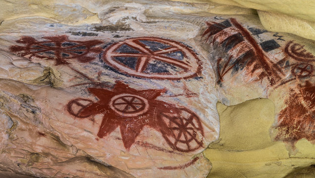 Chumash Painted Cave Pictographs