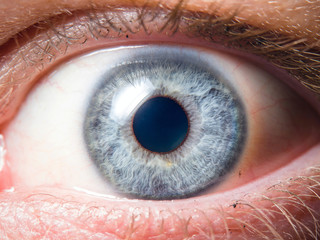 Human eye close up