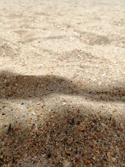 Fototapeta na wymiar background sand and shadow
