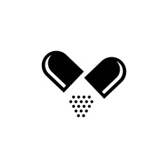 pharmaceutycal drug symbol icon template illustration vector