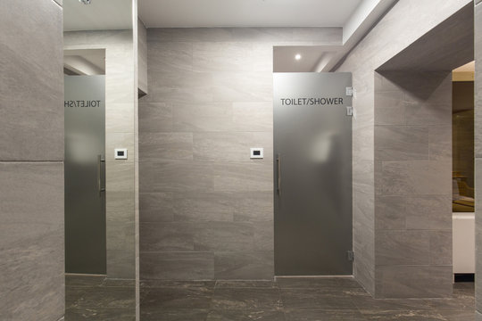 Shower rooms in  hotel spa center
