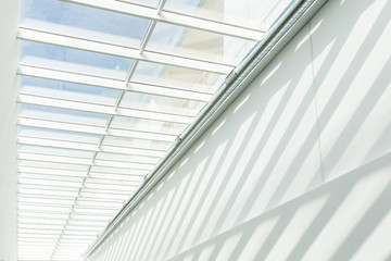 Roof Construction. Joist, rafter. Abstract contemporary architecture or modern interior photograph....