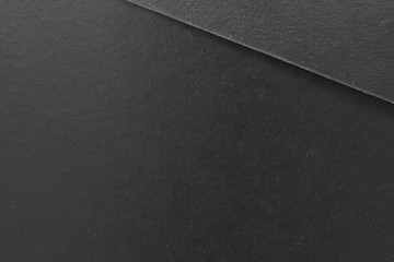 Ripped paper black background, space for advertising copy. - obrazy, fototapety, plakaty