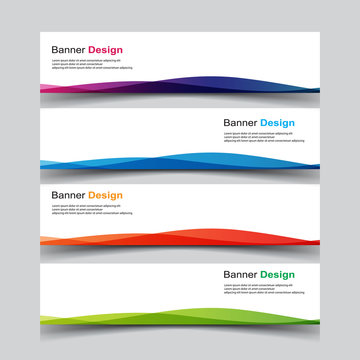 Vector Abstract banner web template