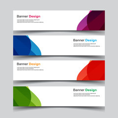 Vector Abstract banner web template