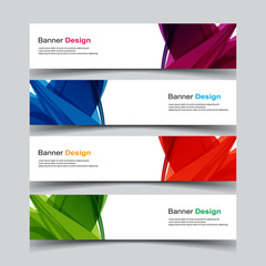 Vector Abstract banner web template