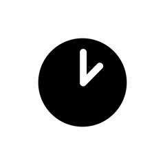 Clock symbol icon vector illustration
