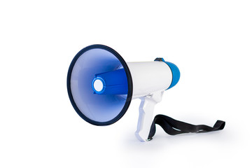 megaphone on white background