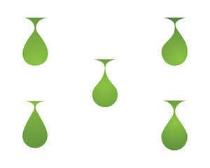 Water drop Logo Template vector illustration