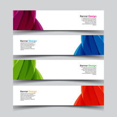 Fototapeta premium Vector Abstract geometry banner web template background