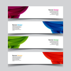 Fototapeta premium Vector Abstract geometry banner web template background