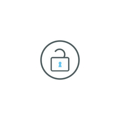open padlock icon