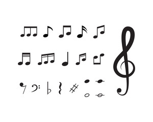 Music note Icon Vector