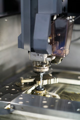 CNC wire cut machine cutting mold parts