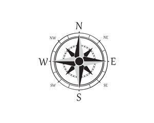 Compass Logo Template vector icon illustration