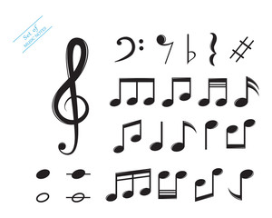Music note Icon Vector