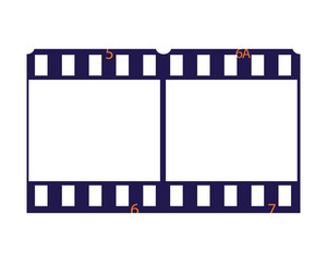  filmstrip Logo Template vector illustration