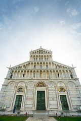 Obraz premium Pisa cathedral facade in Italy